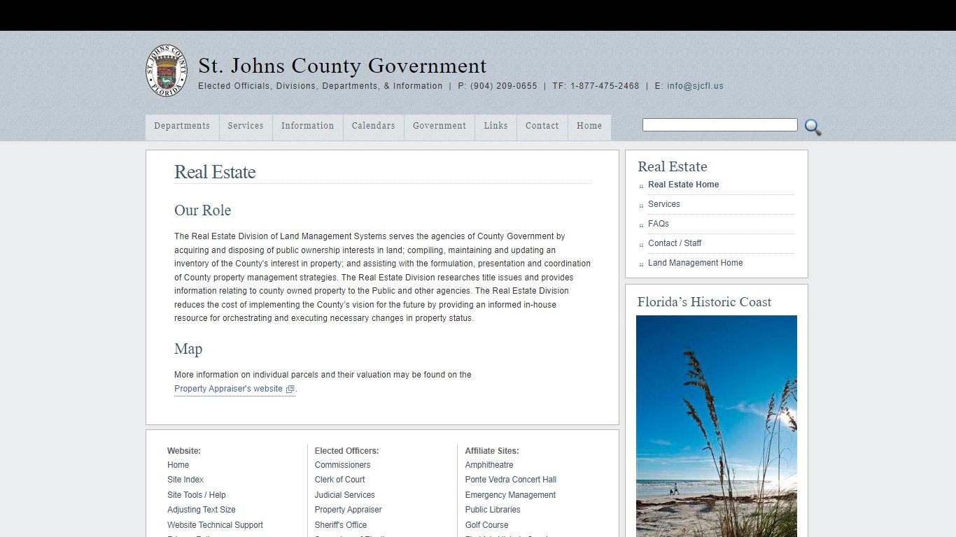 Real Estate - St. Johns County Government